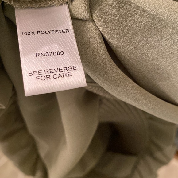 Cato Olive Green Ruffle Blouse NWTs - Picture 12 of 12